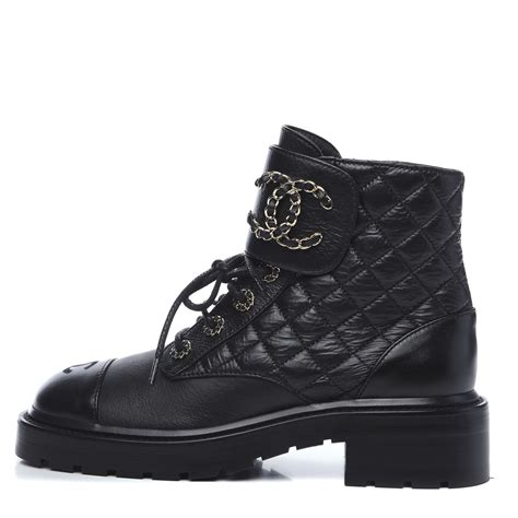 replica chanel boots|chanel combat boots black.